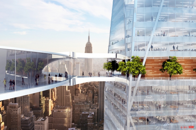 建筑设计：天空之环--SOM的纽约中央火车站设计方案